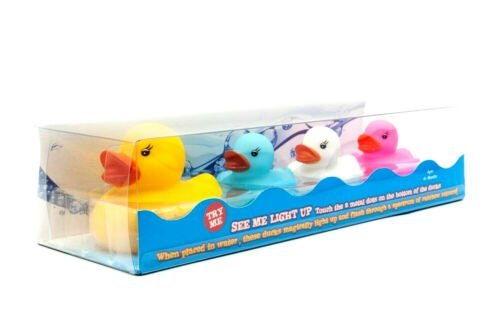 Light up best sale duck bath toy