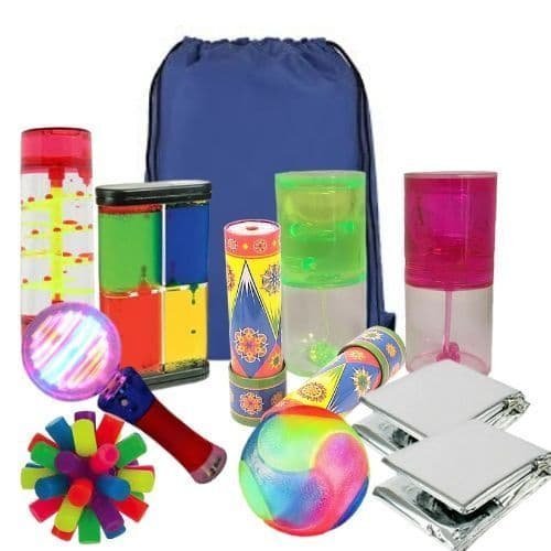 23 Piece Awesome Visuals Sensory Kit Bag - TheraplayKids