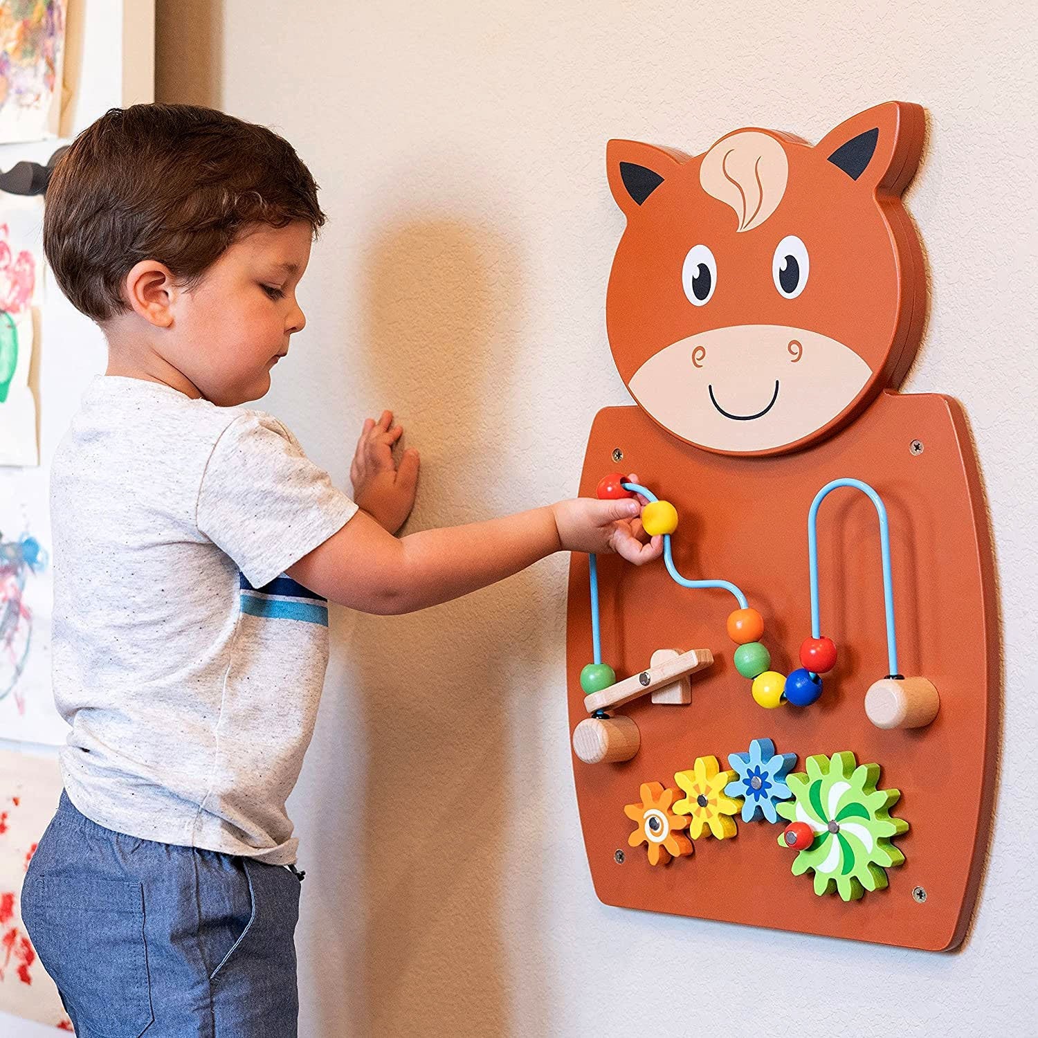 Activity Wall Panel Horse - TheraplayKids