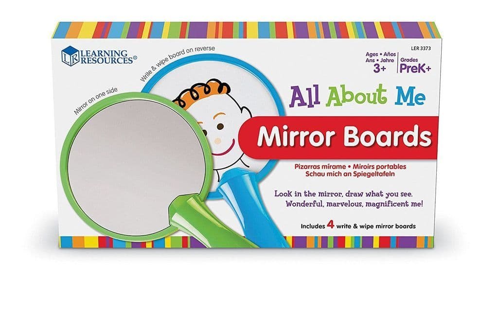 All About Me Mirror Boards Pack of 4 - TheraplayKids