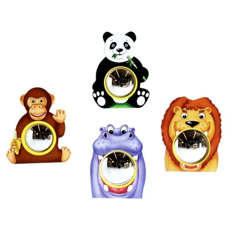 Animal Friends Wall Mirrors Set of 4 - TheraplayKids