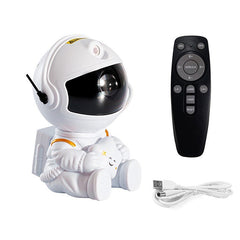 Astronaut Star Projector Night Light LED Starry Sky Galaxy Lamp For - TheraplayKids