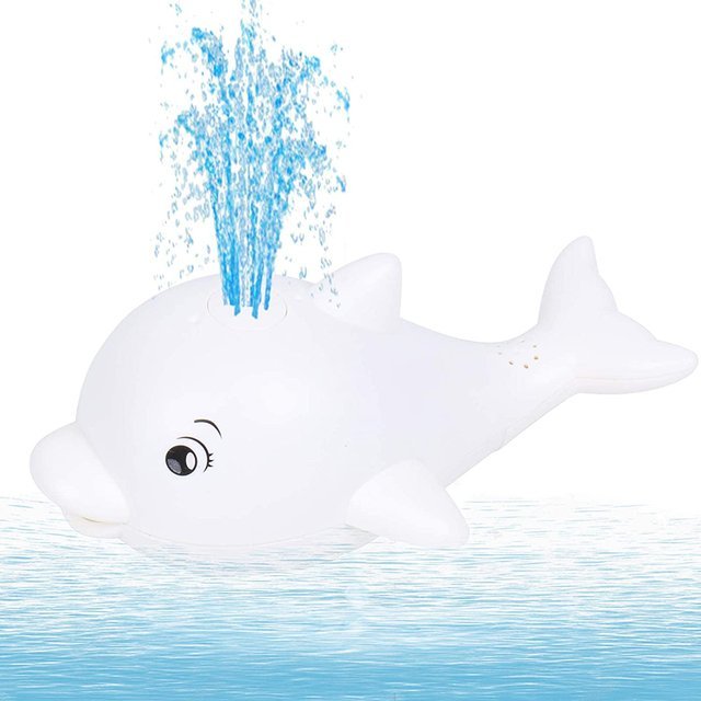 Baby Bath Toys Spray Water Whale LED Light Up Bath Toys for Kids - TheraplayKids