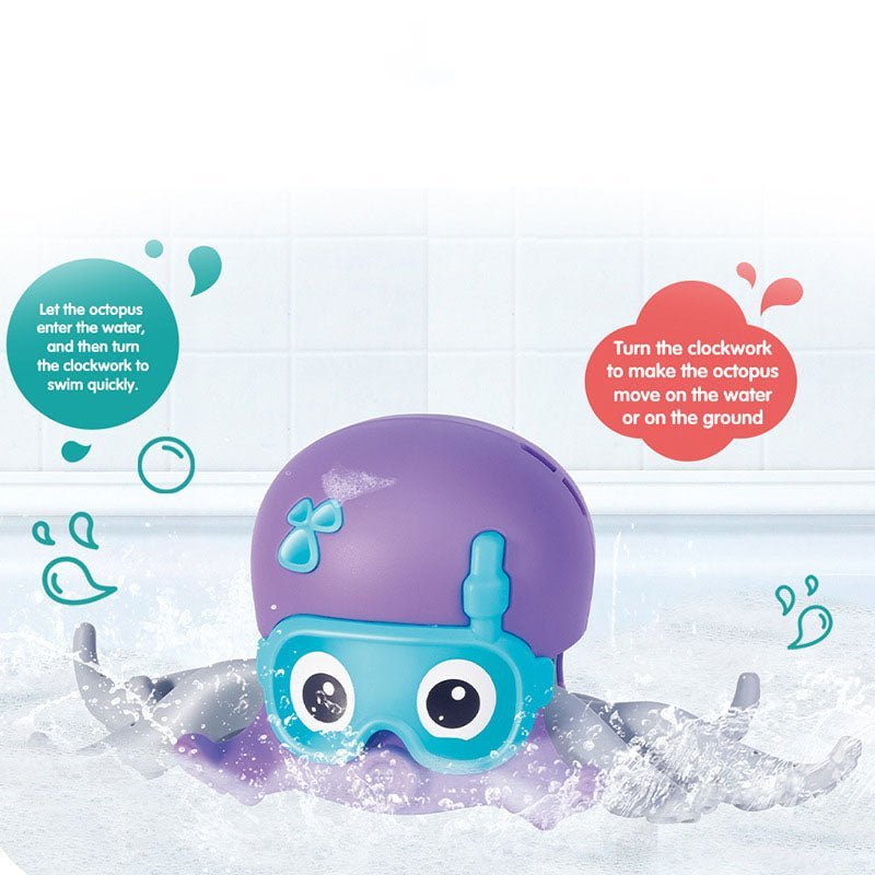 Bathing Bathtub Water Spring Floating Octopus Beach Toy - TheraplayKids