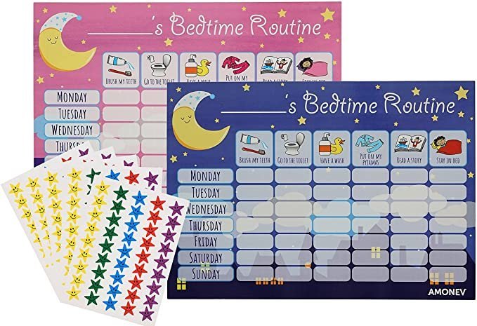 Bedtime Routine Chart - TheraplayKids