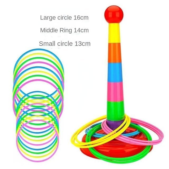 Children Outdoor Fun & Toy Sports Circle Ferrule Stacked Layers Game - TheraplayKids