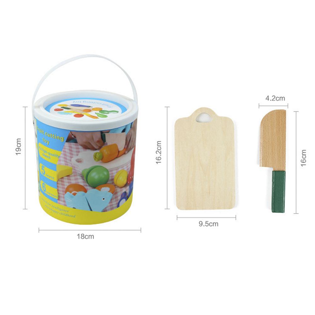 Children's Early Education Play House Magic Stick Wooden Fruits And - TheraplayKids