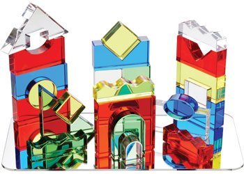 Colour Acrylic Block Set Pack of 25 - TheraplayKids