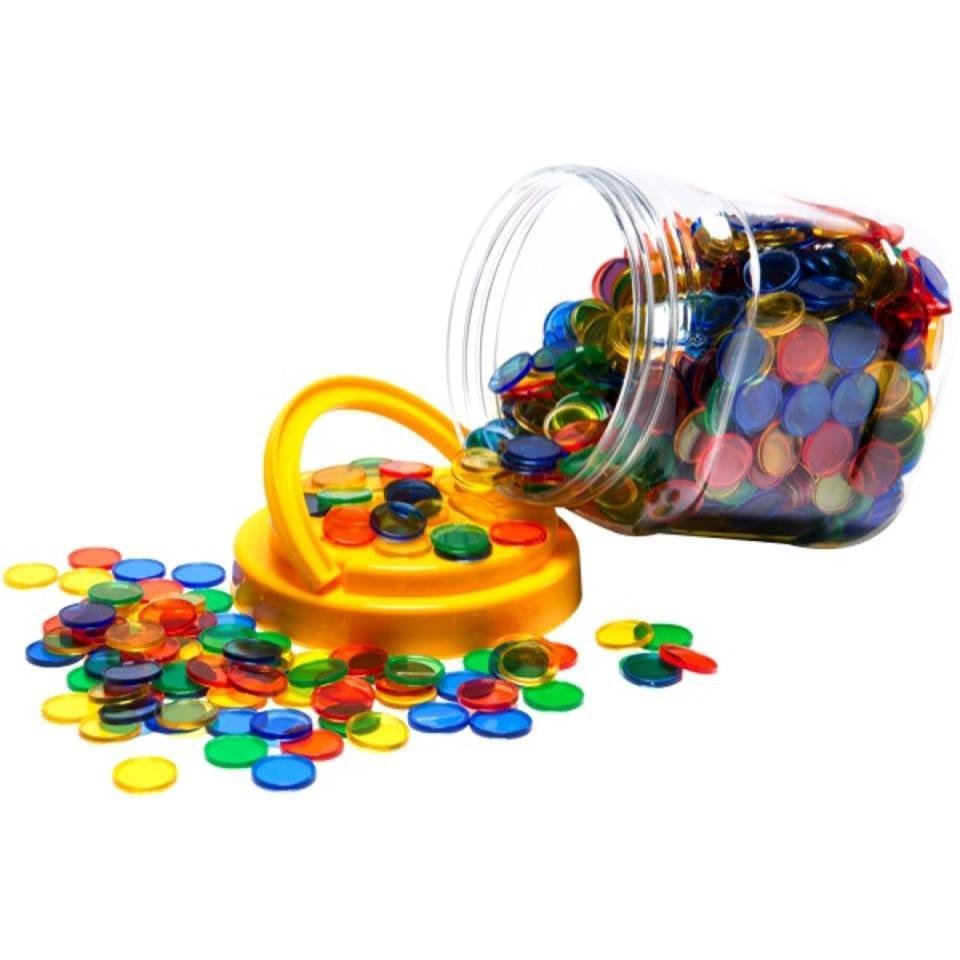 Colour Counters 1000 Piece Tub - TheraplayKids