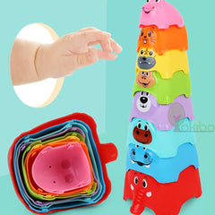 Baby Toys 13 24 Months Montessori Stacking Cups Toy Toddler Boy Bath