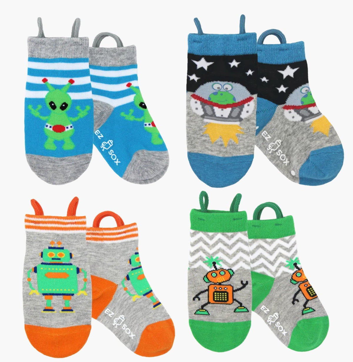 EZ SOX Socks-4pk - TheraplayKids