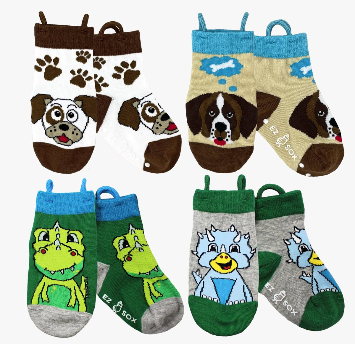EZ SOX Socks-4pk - TheraplayKids