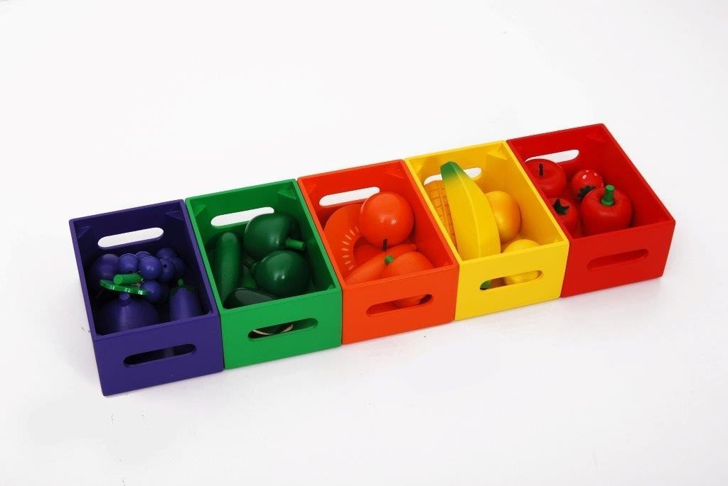 Fruit and Vegetable Colour Sorting Set - TheraplayKids