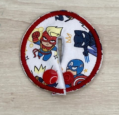 G/J TUBE PADS - MADE FROM MARVEL COMICS MINI AVENGERS FABRIC - TheraplayKids