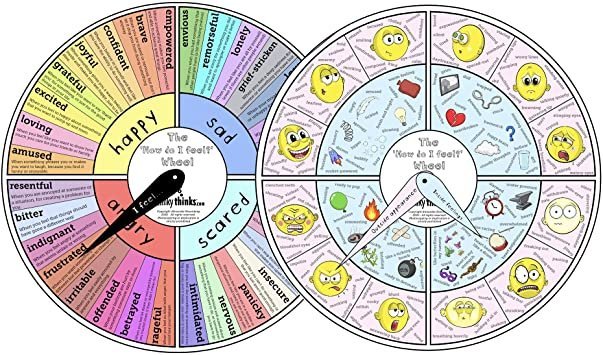 'How Do I Feel?' Wheel, for Mental Health & Emotional Vocabulary - TheraplayKids