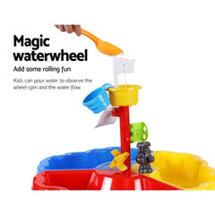 Keezi Kids Beach Sand and Water Sandpit Outdoor Table Childrens Bath