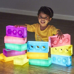 Light up Glow Spheres, Cylinders and Bricks