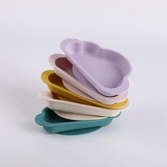Lovely Cloud Baby Bowl With Suction Cup Baby Feeding Food Tableware