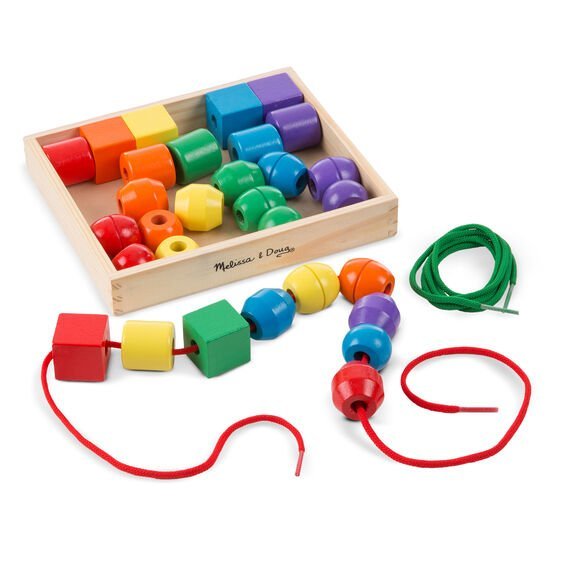 Melissa and Doug Primary Lacing Beads