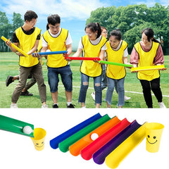 Pipe Ball Game Challenge Connect Delivery Bars Outdoor Games - TheraplayKids