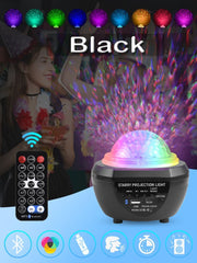 Projector Starry Sky/Moon/Water Ripple Bedroom Led Night Lamp USB