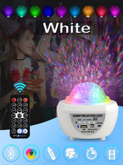 Projector Starry Sky/Moon/Water Ripple Bedroom Led Night Lamp USB