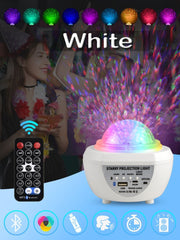 Projector Starry Sky/Moon/Water Ripple Bedroom Led Night Lamp USB