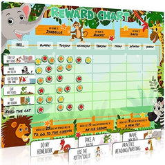 Safari Animal Magnetic Star/Reward Chart