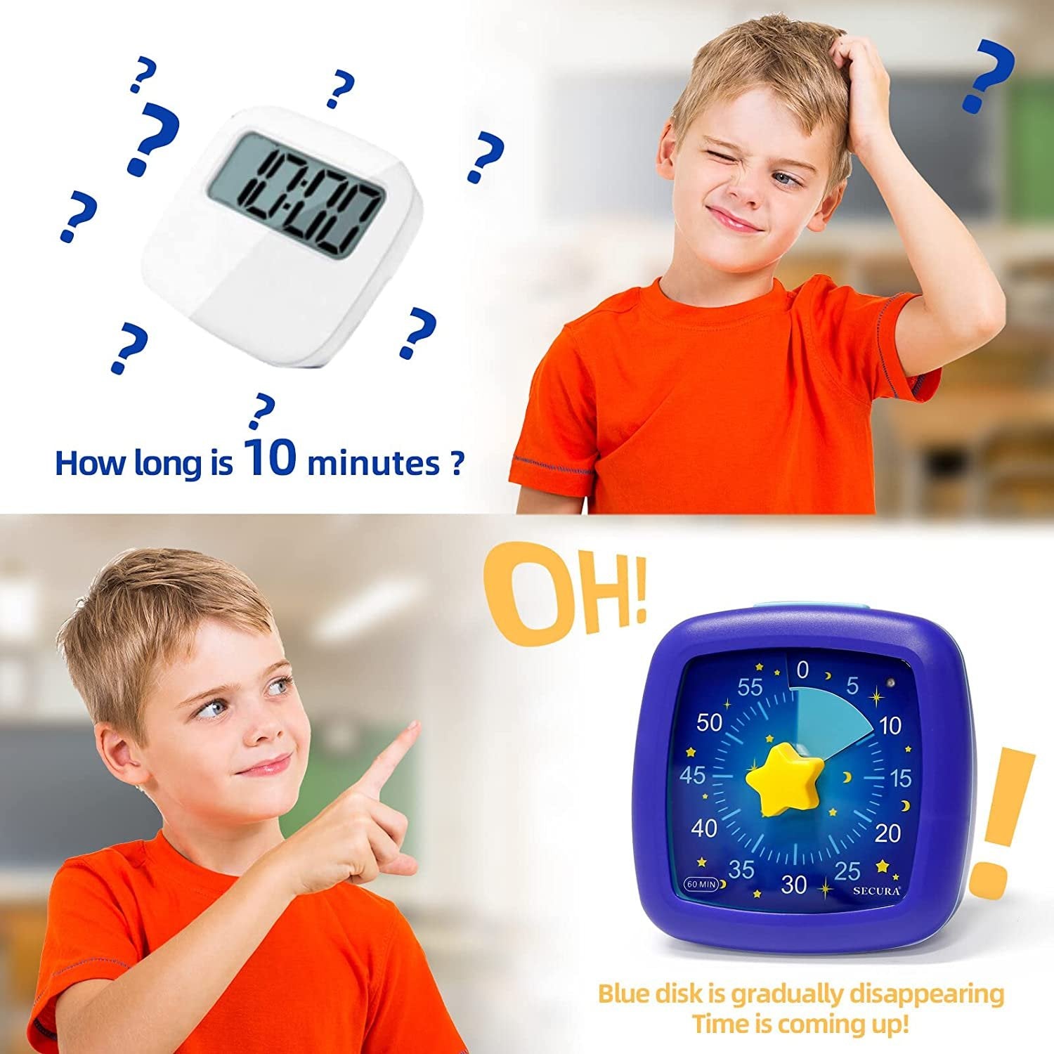 Secura 60-Minute Visual Timer - TheraplayKids