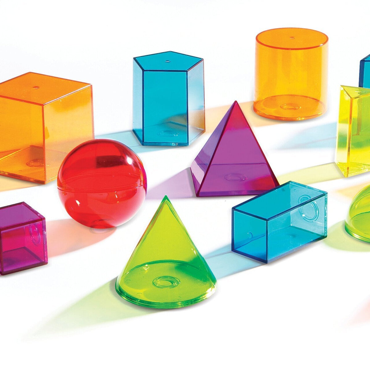 View-Thru Geometric Solids - Set of 14 - TheraplayKids