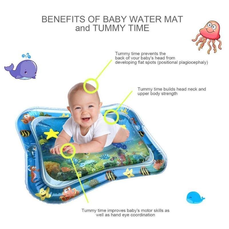 Watermat Baby Dual Use Toys Baby Games Inflatable Patted Pad Baby - TheraplayKids